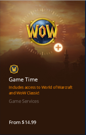 WOW Game Time Card 60 Days [US]
