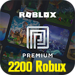 Roblox Premium 1Month + 2200 Robux