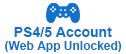 PS4/5 Account (Web App Unlocked) 