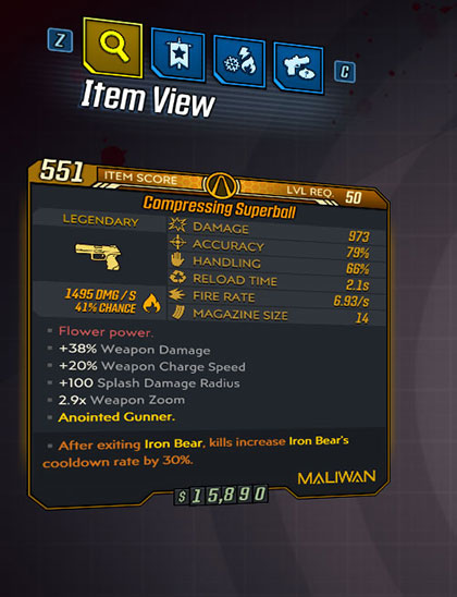 Borderlands 3 Items For Sale Buy Cheap Bl3 Weapons And Guns 5mmo Com - roblox gear number for zoomed in sniper