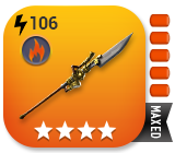 3x Steam Skewer - 4 Stars【Fire】- Perfect Match Maxed Perks
