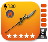 2x Steam Skewer - 5 Stars【Fire】- Perfect Match Maxed Perks