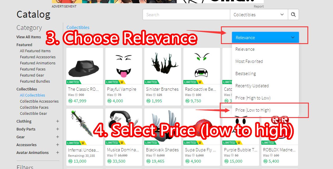 How to list item in Roblox - 