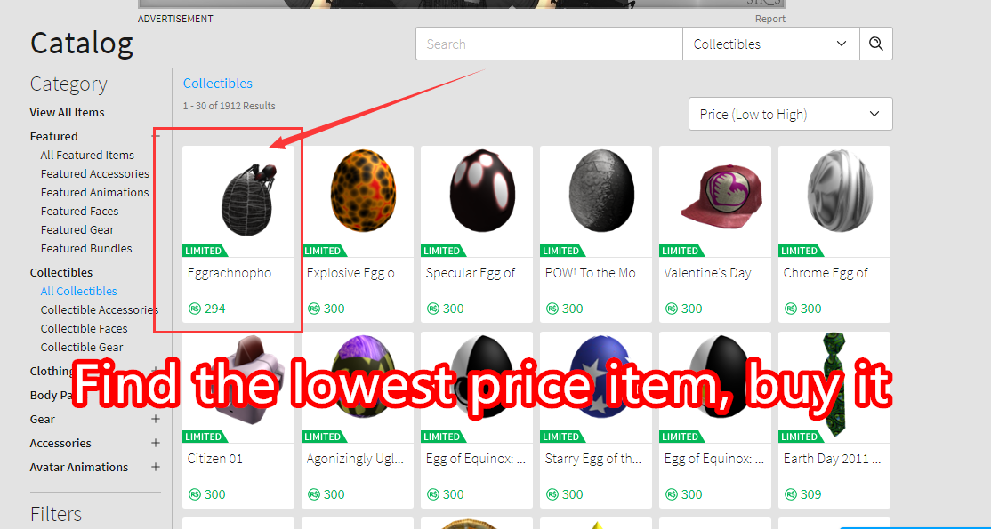 List Of Roblox Catalog Items