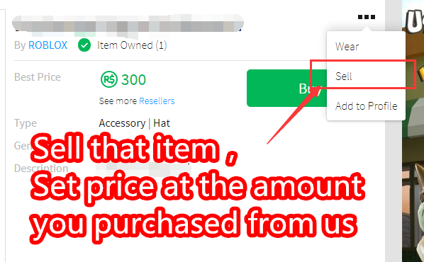 How To List Item In Roblox - roblox xbox purchase receipt