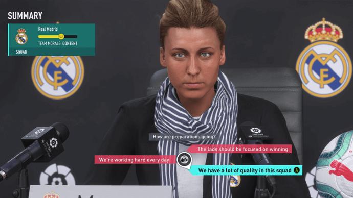 Fifa 20 Introduces Female Managers For The First Time - roblox avatar editor gender equality