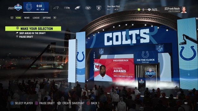 madden 23 fantasy draft order
