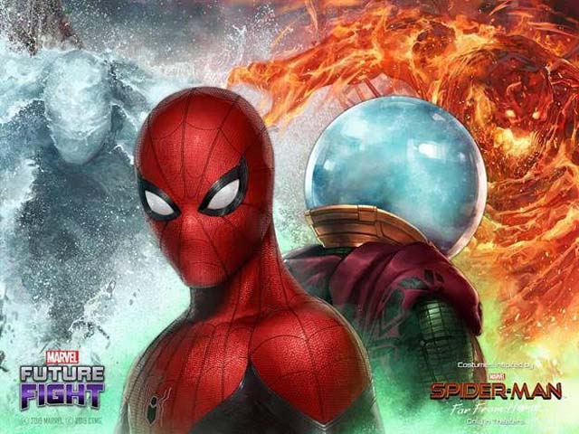 Marvel Future Fight Adds Spider Man Far From Home Themed Content - roblox events how to get spider man s mask from heroes of