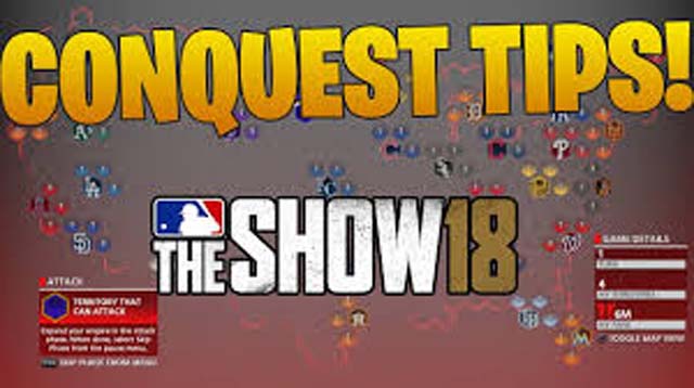Guide For Conquest Mode In Mlb The Show 18 - roblox world conquest map